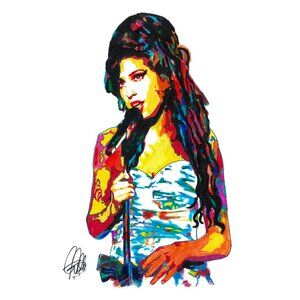 Amy Winehouse Singer Soul Music Poster Print Wall Art 18x24